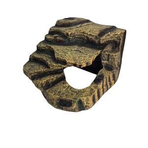 Aquarium Fish Hide Cave Decoration Reptile Rock Resin Hideouts Stone Cave